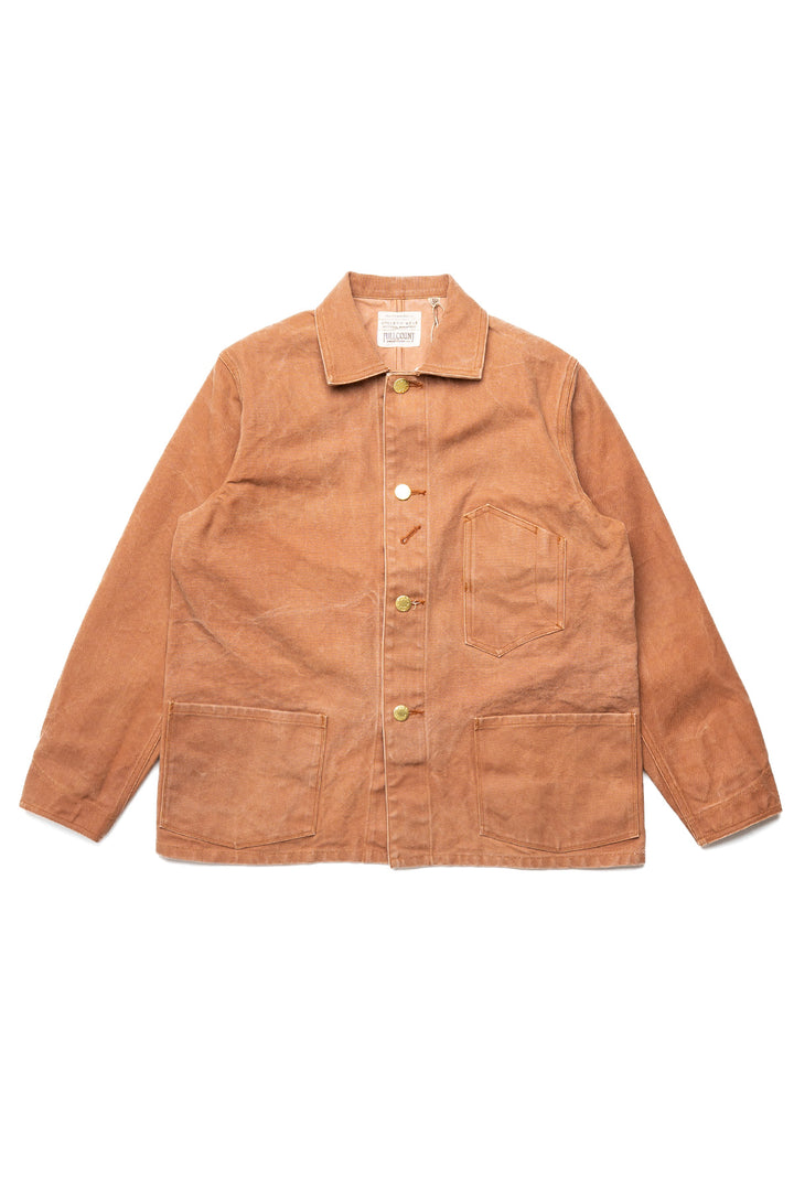 Early 1900s Persimmon Tannin Dye Heavy Duck Chore Jacket