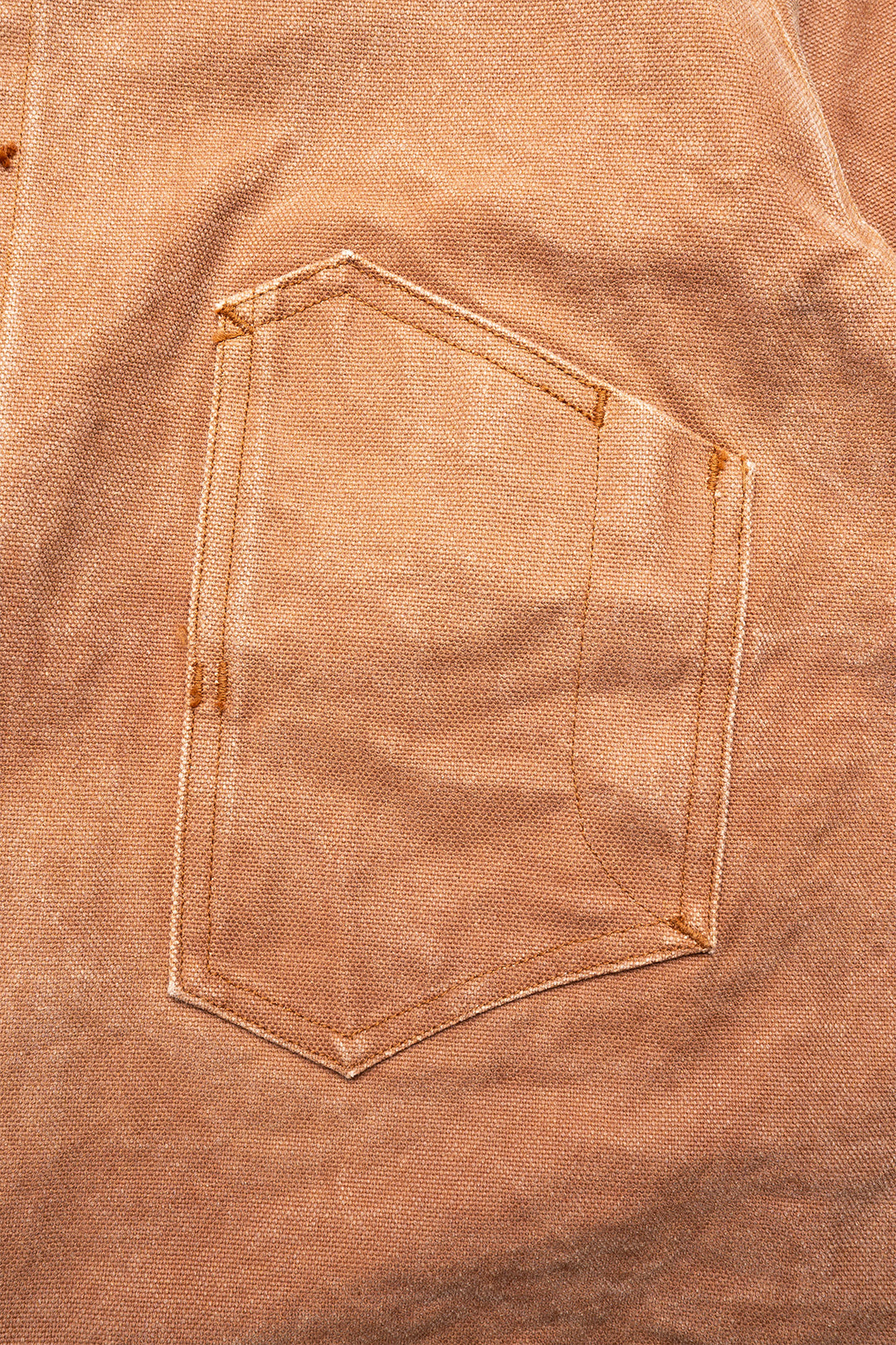 Early 1900s Persimmon Tannin Dye Heavy Duck Chore Jacket
