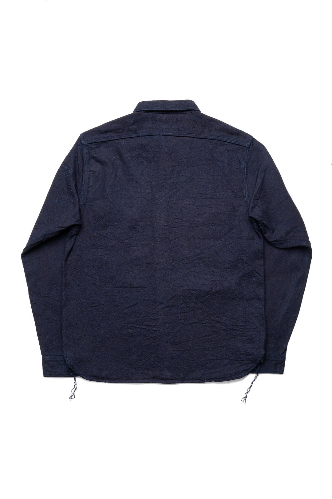 Snake Jacquard Work Shirt - Indigo