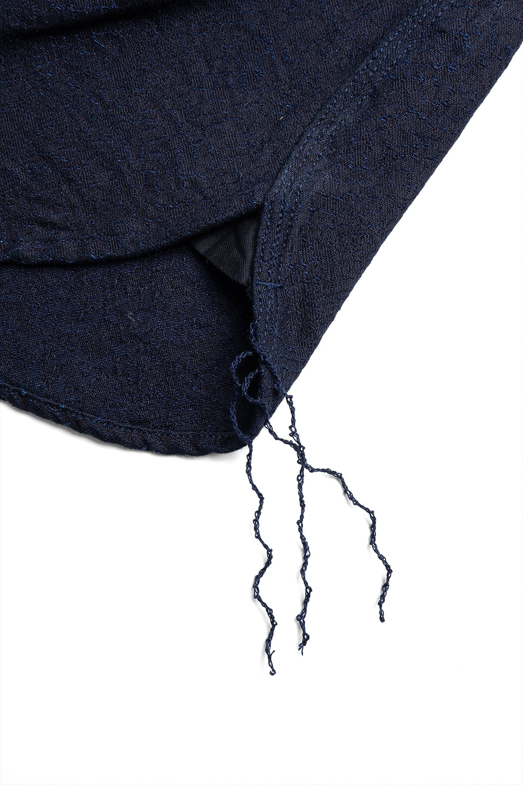 Snake Jacquard Work Shirt - Indigo