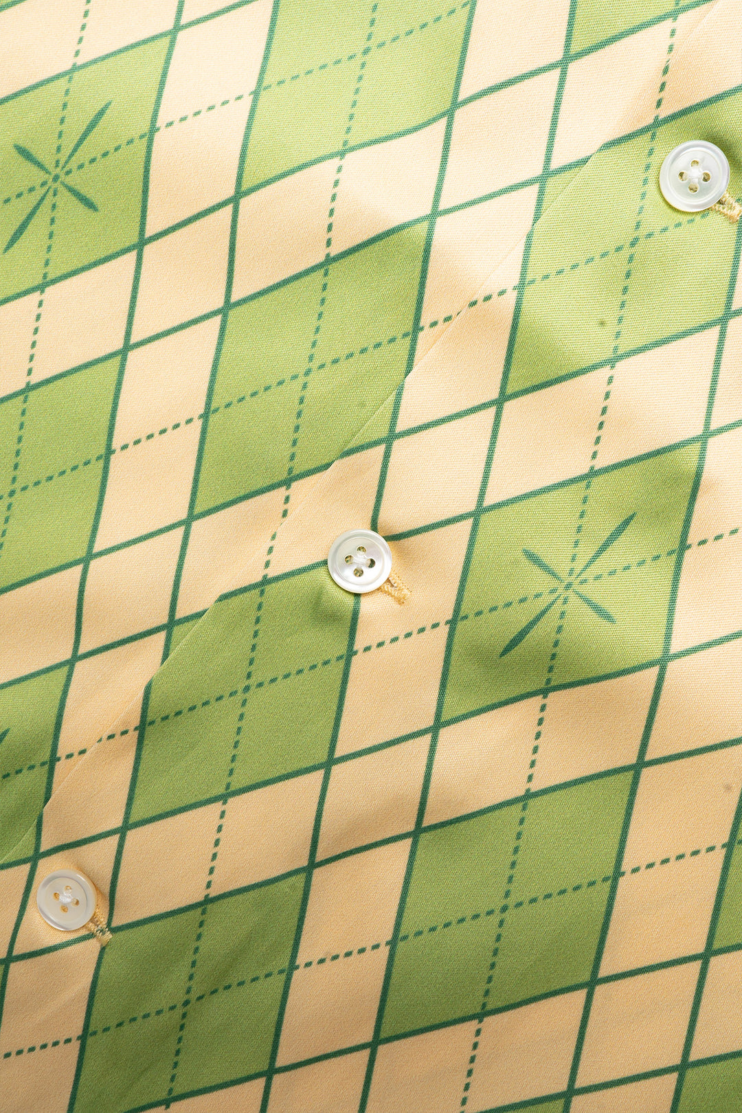 "NARAHIRA" Snake Pattern Shirt - Green