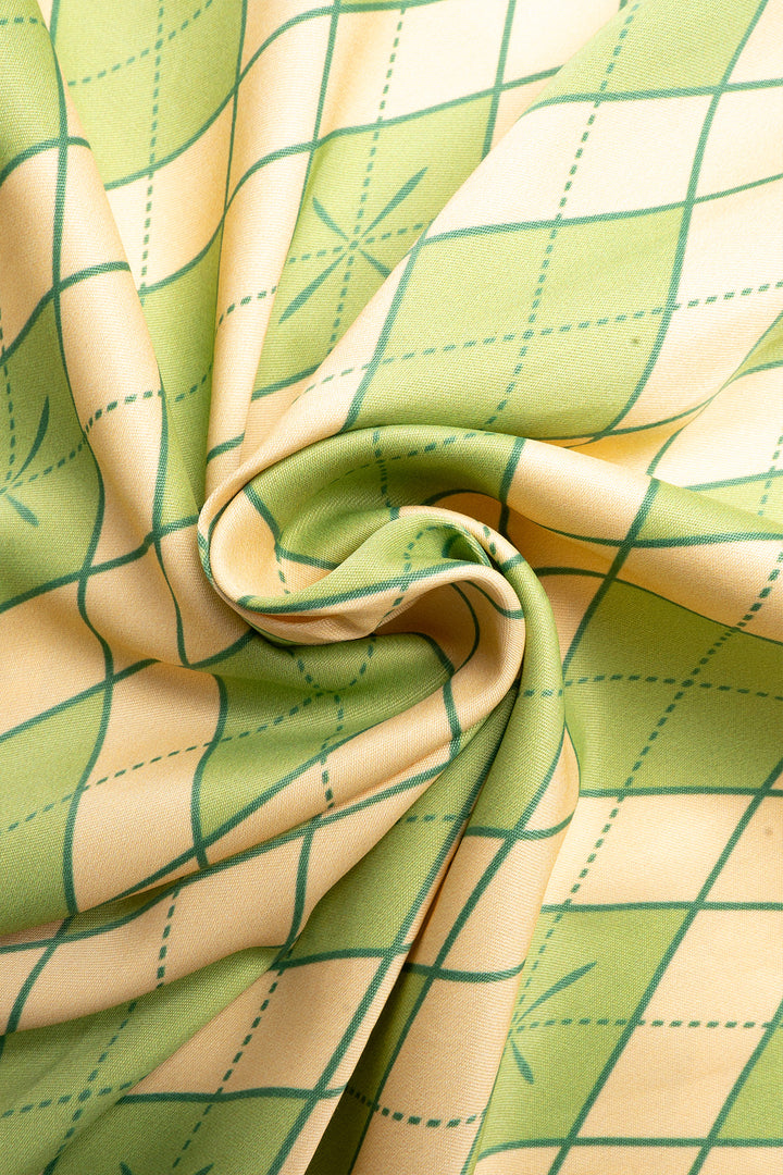 "NARAHIRA" Snake Pattern Shirt - Green