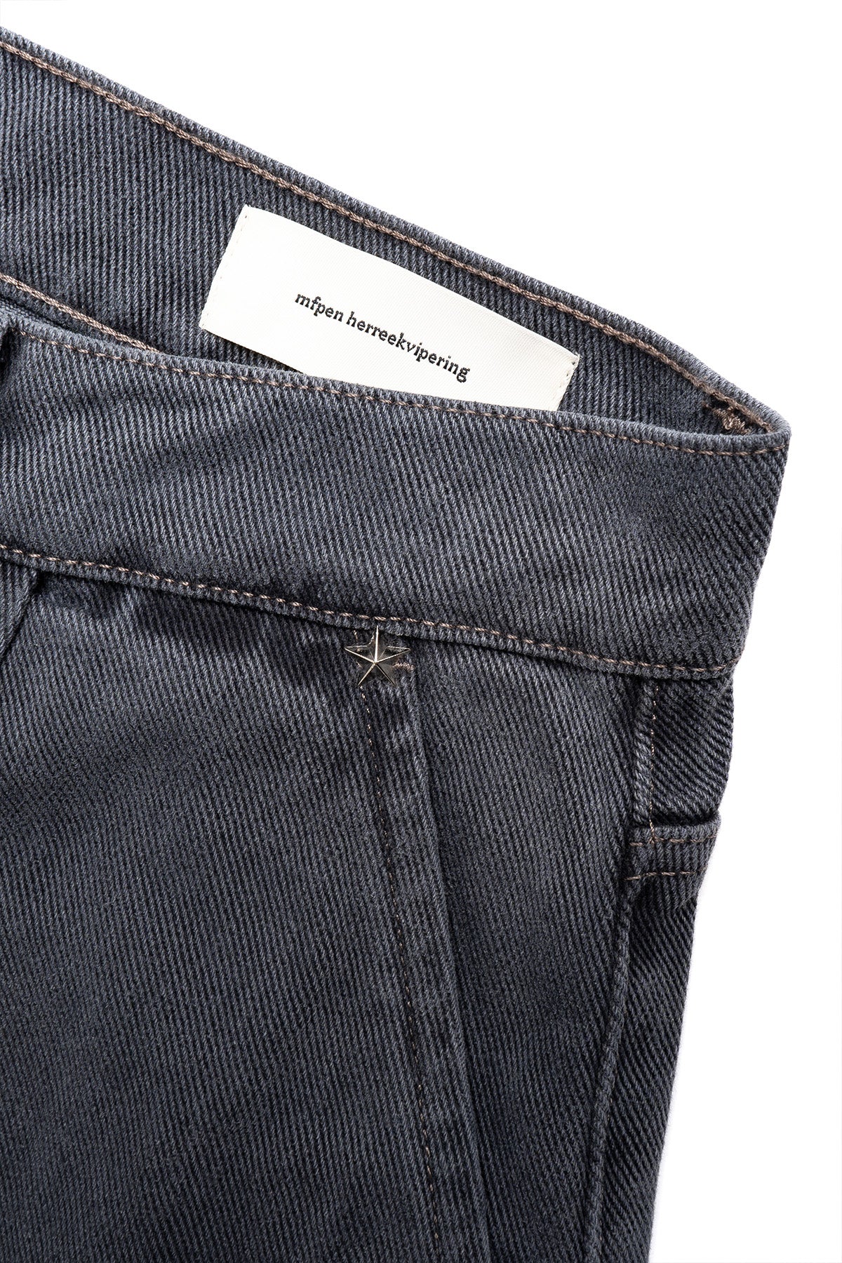 【MODIMOOD】RIVET SHORT PANTS DND4DES Star-Rivet Harness-Layered Denim Shorts