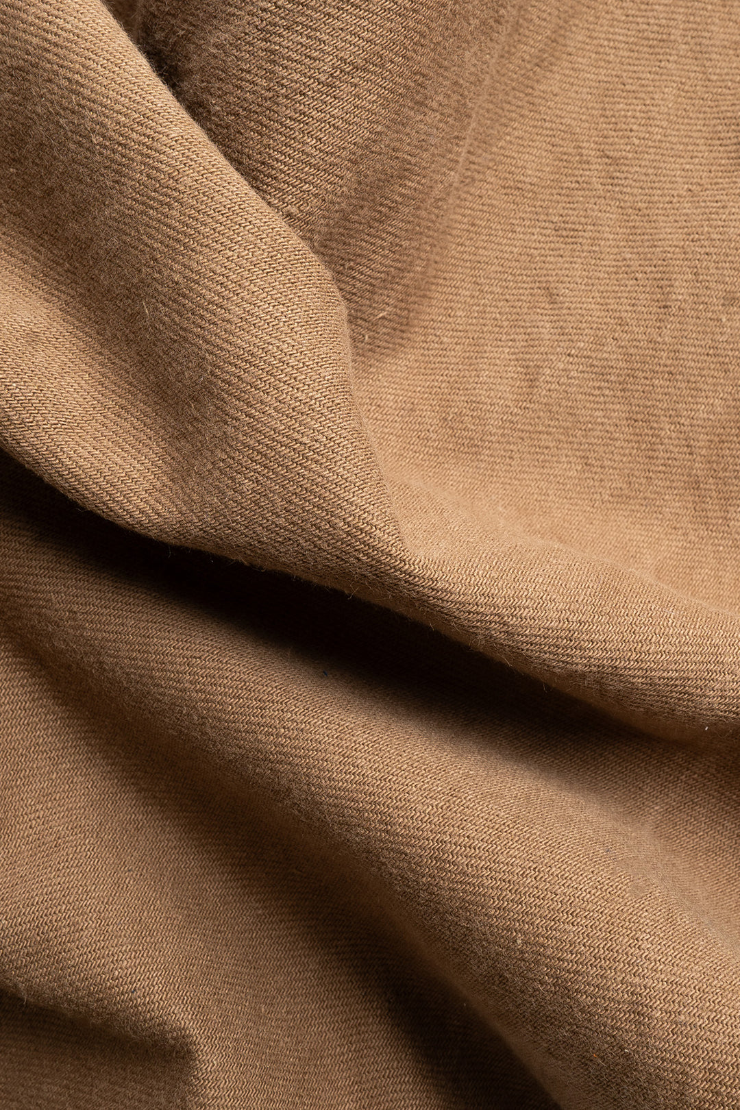 Heavy Chino Wide Trousers - Khaki