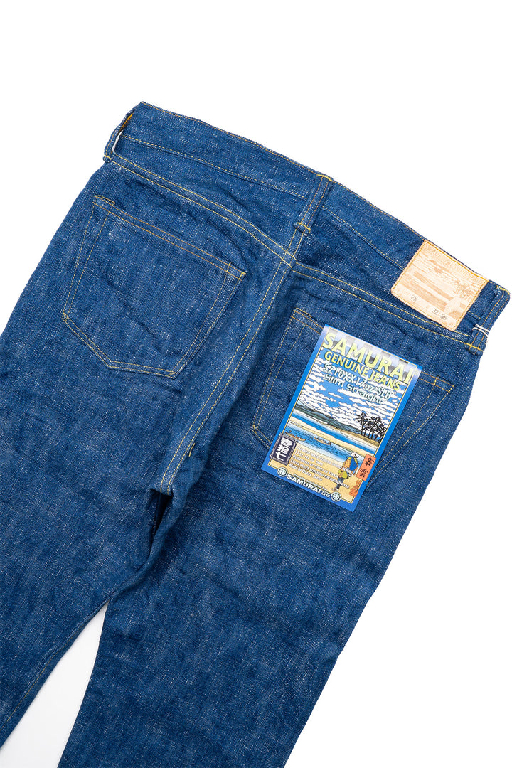 S710XX17oz-SLB Slub "MURAKUMO" Model - Slim Straight