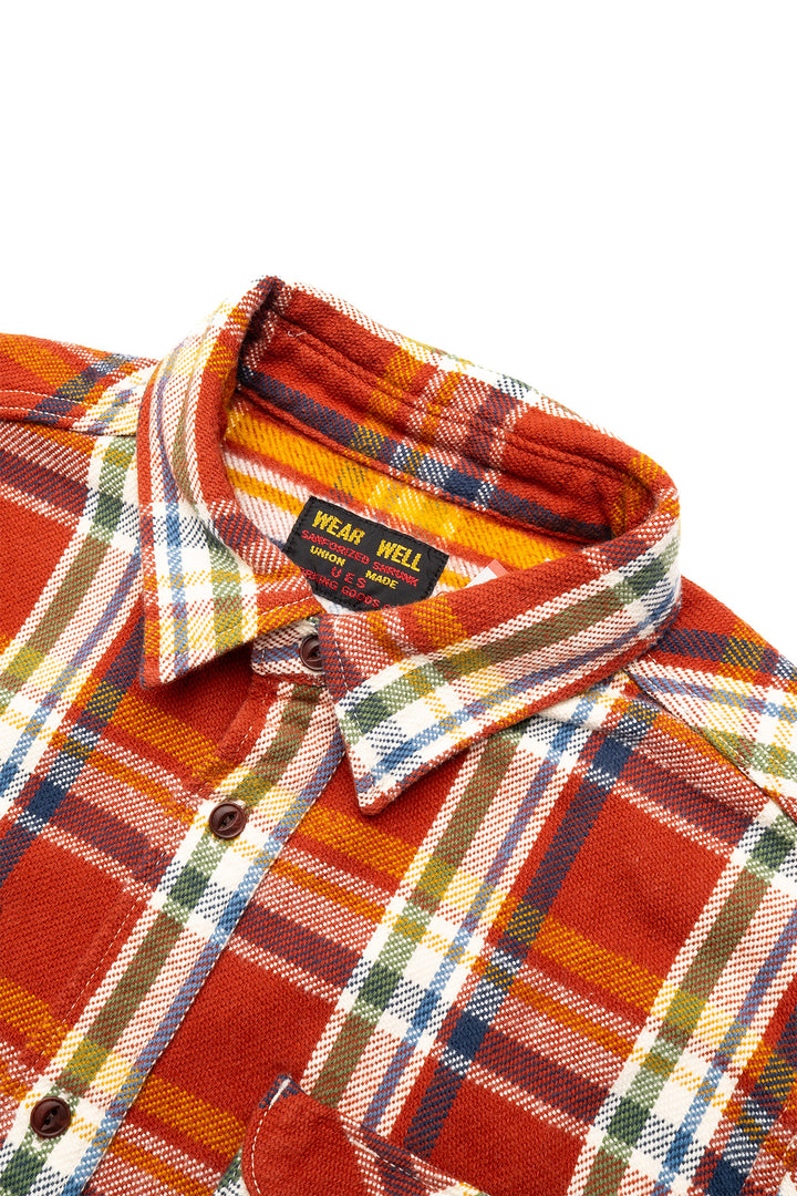 Heavy Flannel Shirt - Red