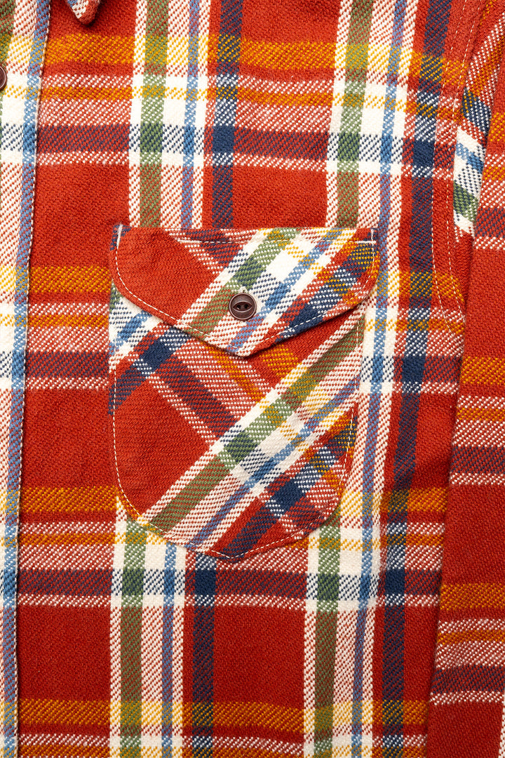 Heavy Flannel Shirt - Red