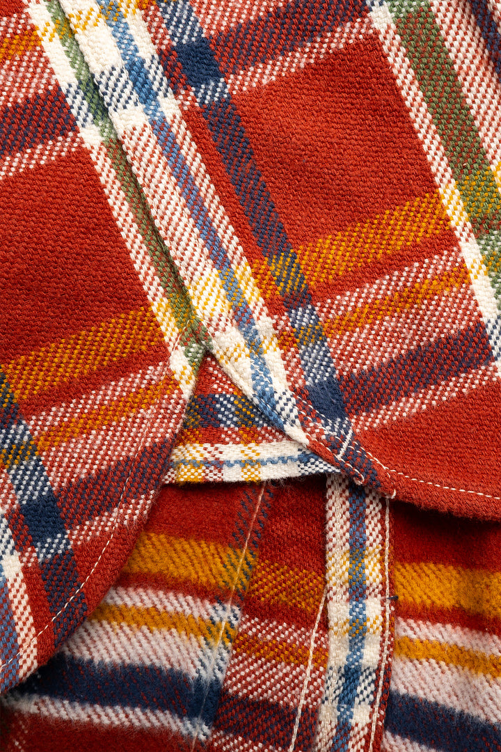 Heavy Flannel Shirt - Red