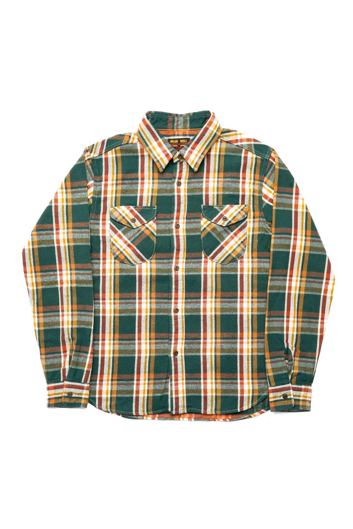 Heavy Flannel Shirt - Green