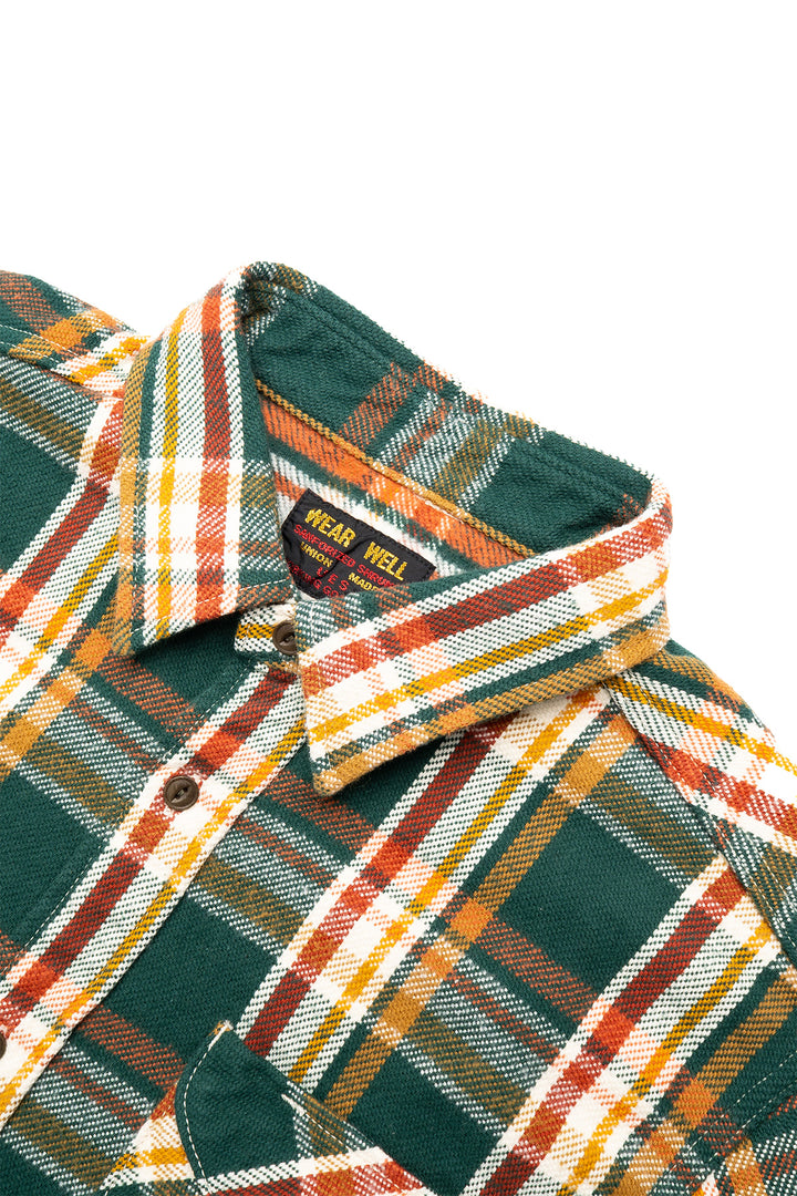 Heavy Flannel Shirt - Green