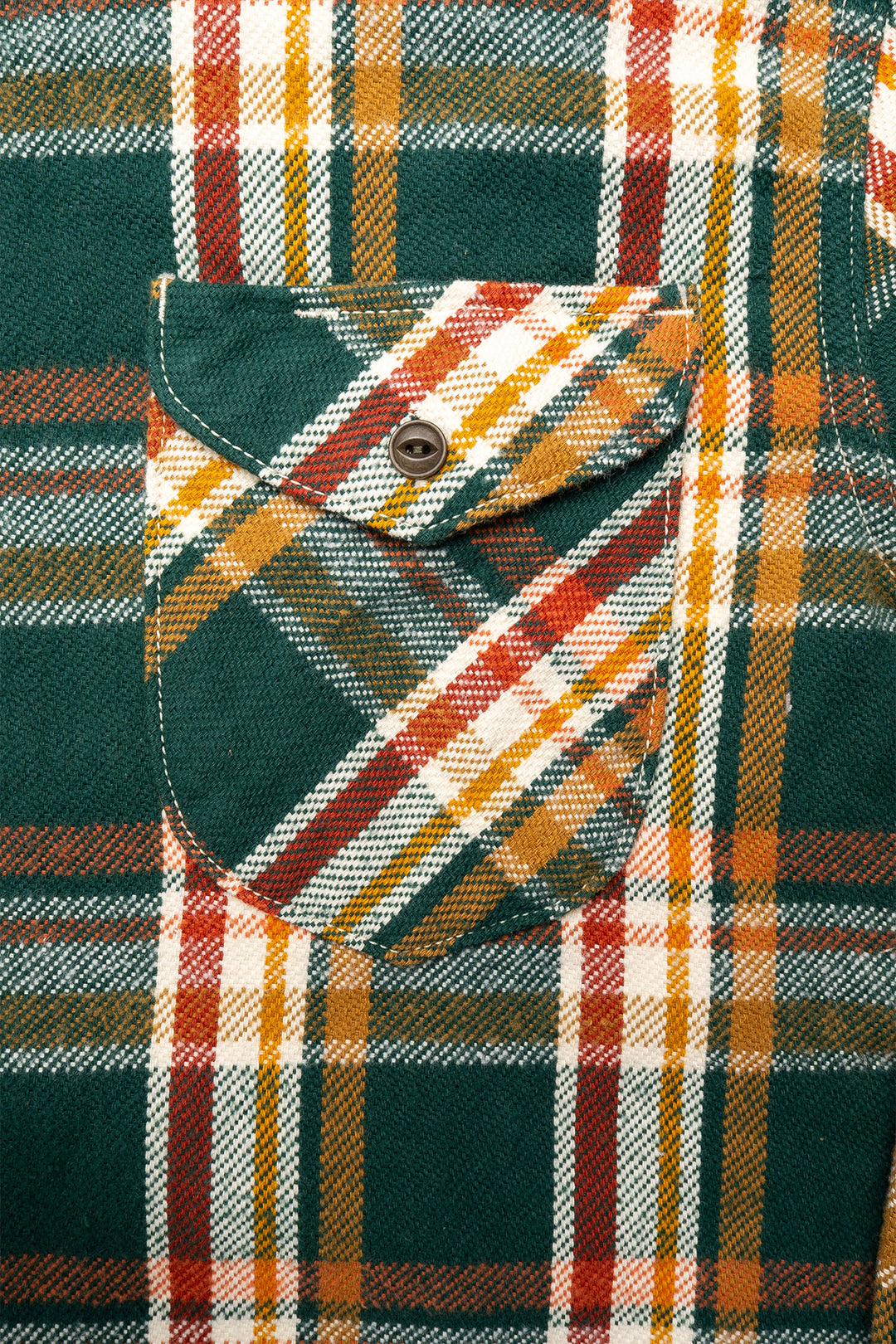 Heavy Flannel Shirt - Green