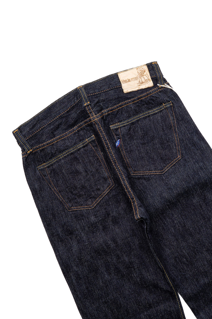 EX-003 17.5oz Extra Slub Rinsed Selvedge Denim - Regular Straight Fit