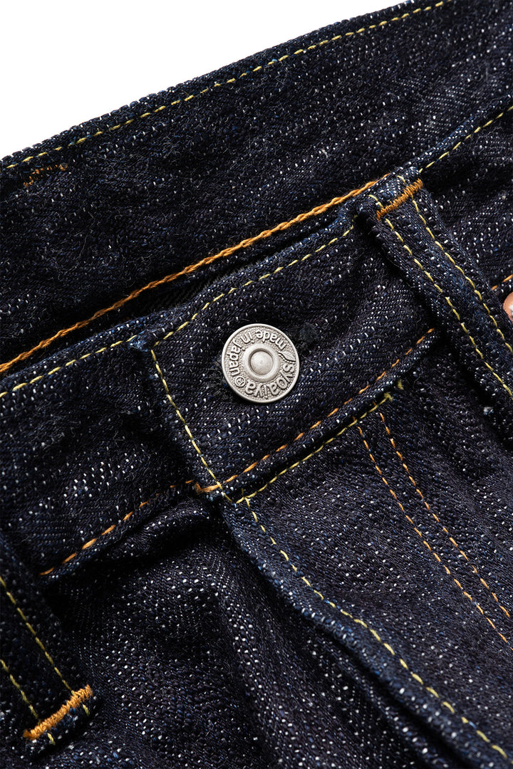 EX-003 17.5oz Extra Slub Rinsed Selvedge Denim - Regular Straight Fit