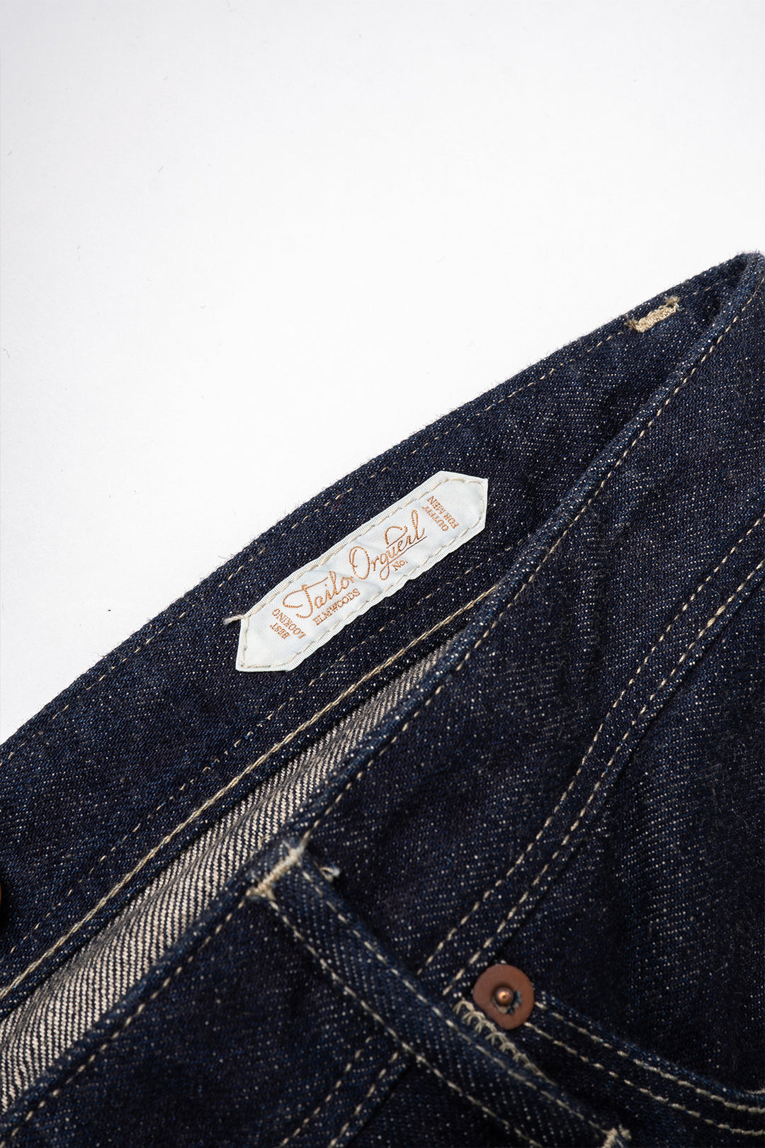 OR-1001 Indigo Dyed Tailored Jeans - Straight