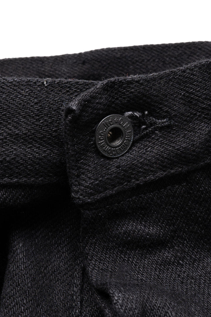 ONI-544ZR-BKBK 20oz Black x Black Stylish Tapered Secret Denim