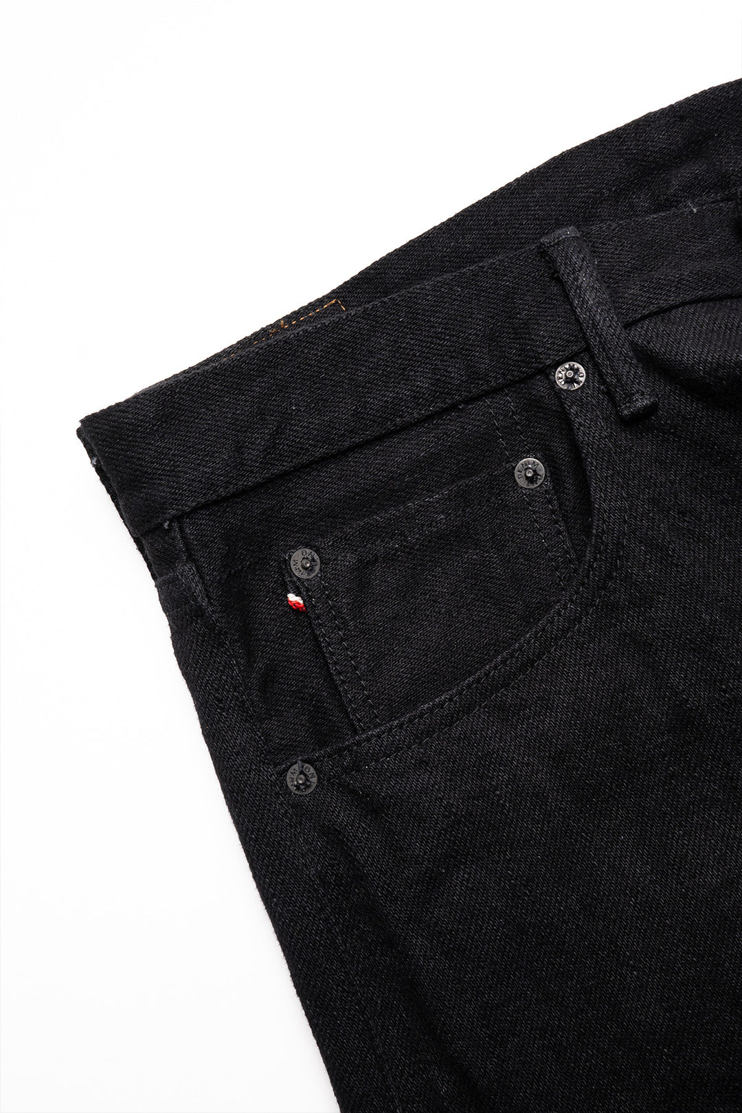 ONI-544ZR-BKBK 20oz Black x Black Stylish Tapered Secret Denim