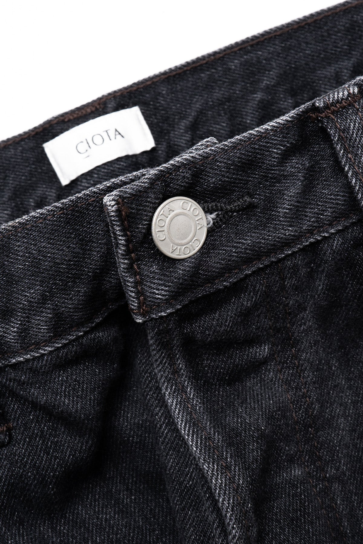 Straight 5 Pocket Pants - Medium Black – Blue in Green Denver