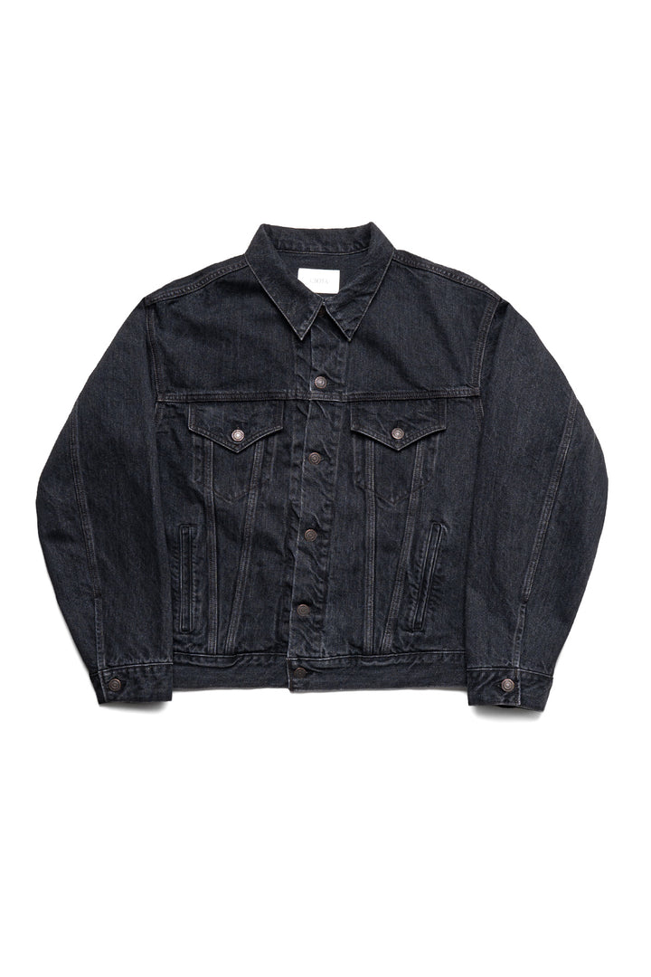 4 Pocket Denim Jacket - Medium Black