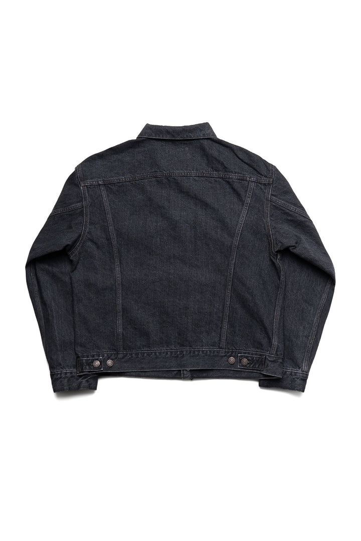 4 Pocket Denim Jacket - Medium Black