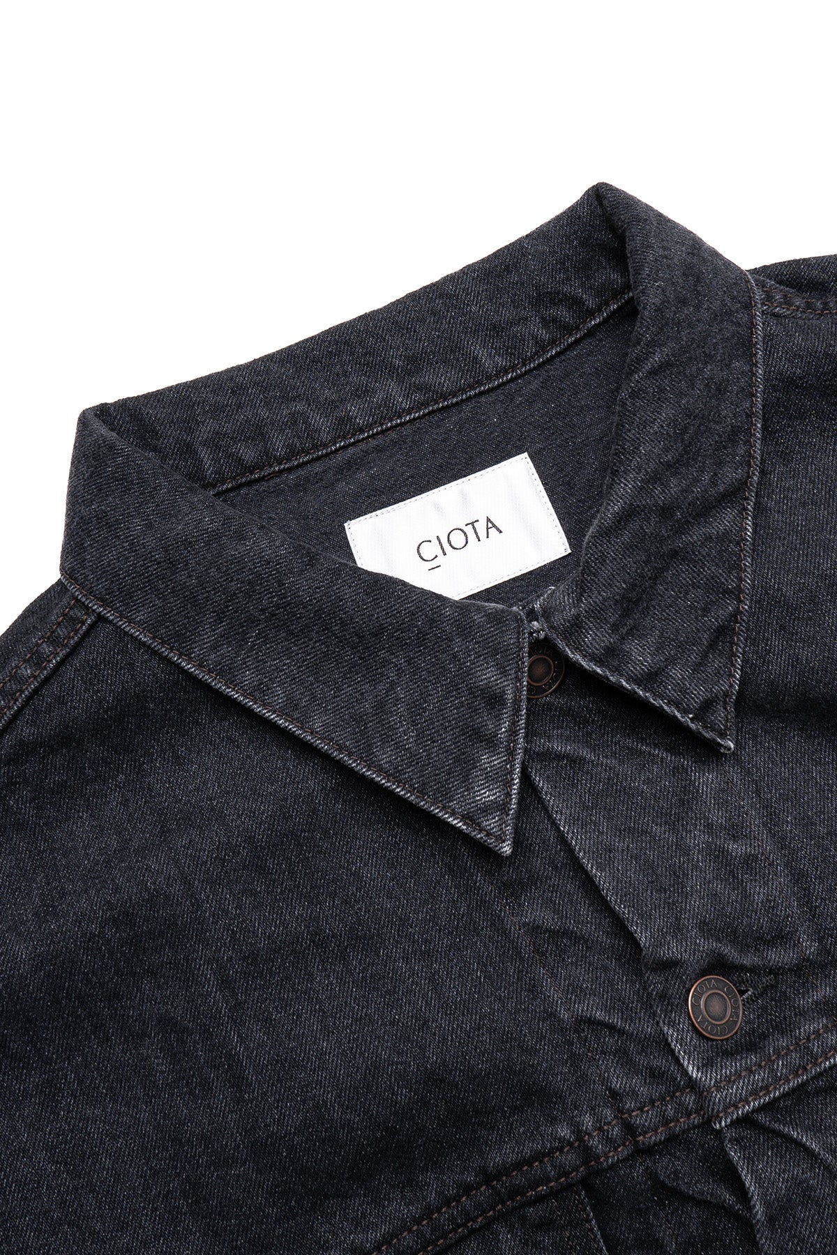 4 Pocket Denim Jacket - Medium Black – Blue in Green Denver