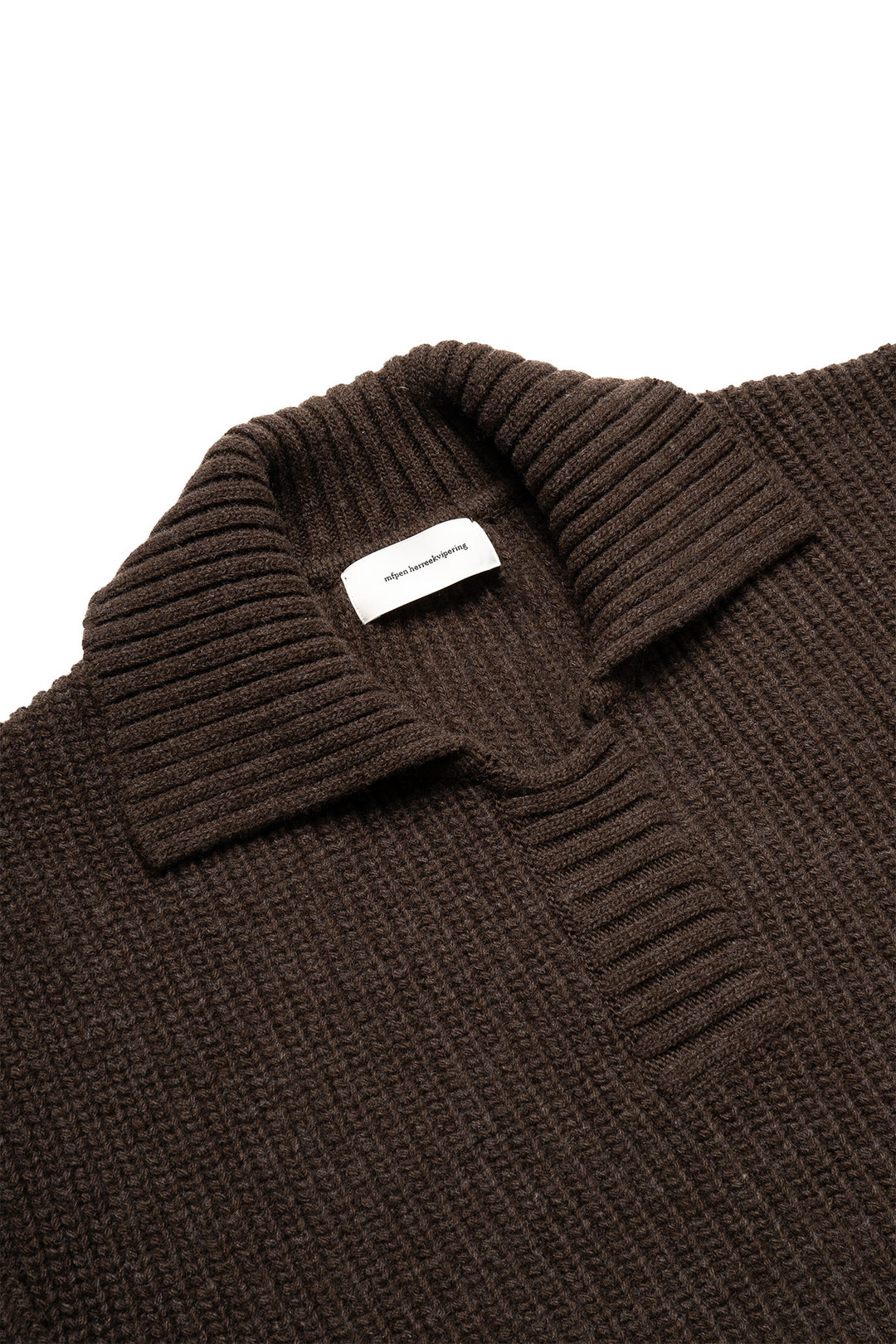 Collar Sweater - Dark Brown