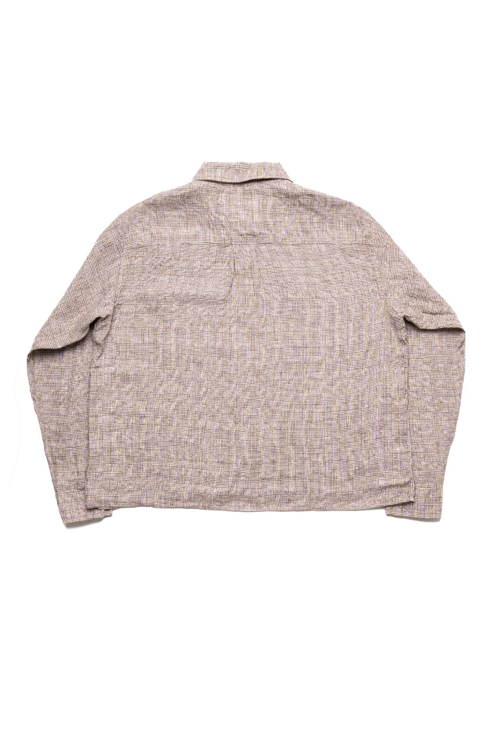 Priority Shirt - Brown Linen Check