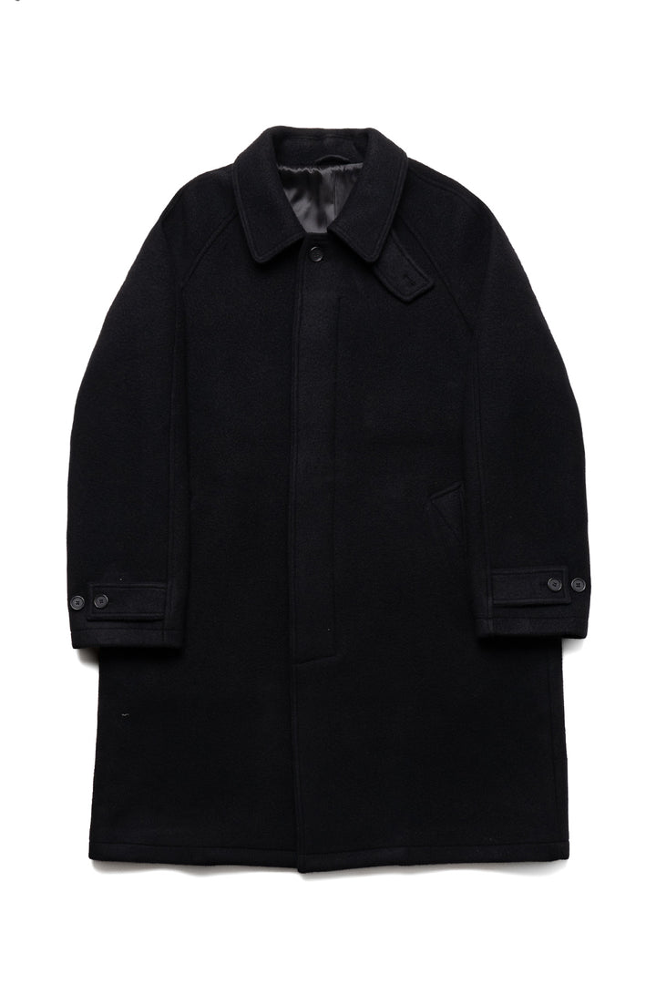 Accession Coat - Black Recycled Wool