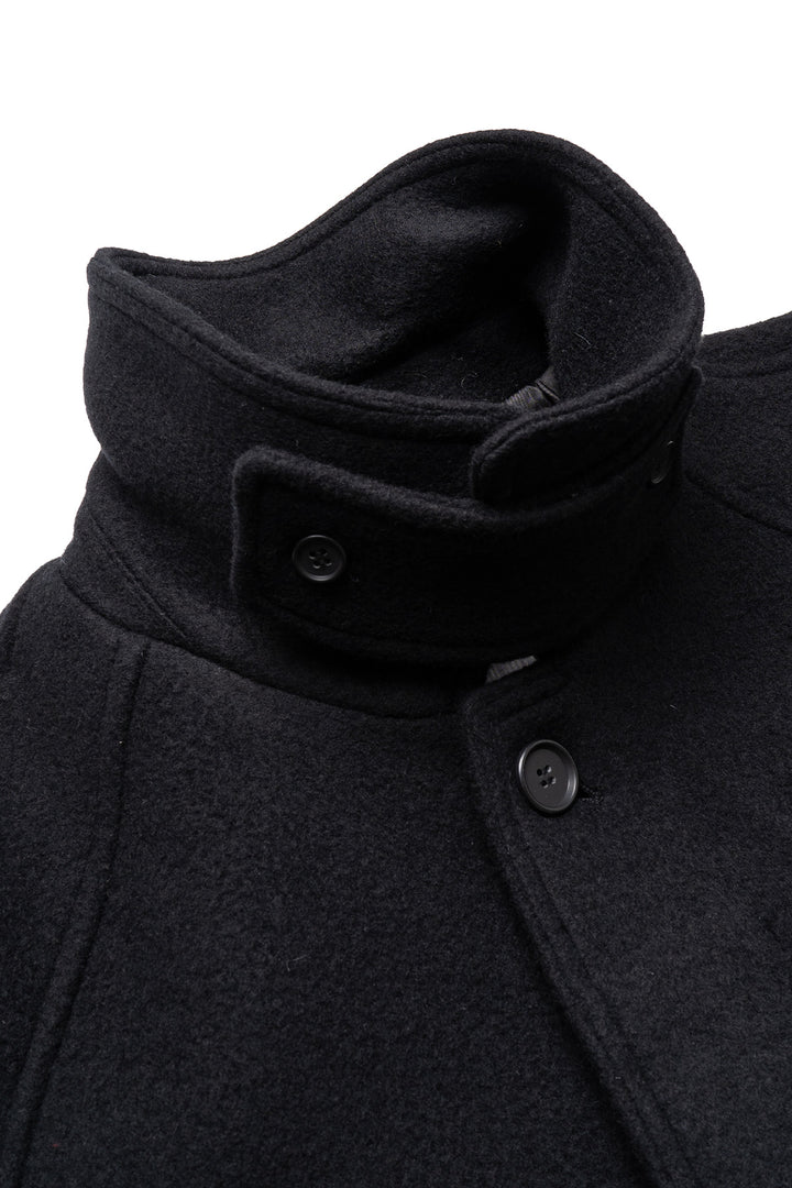 Accession Coat - Black Recycled Wool