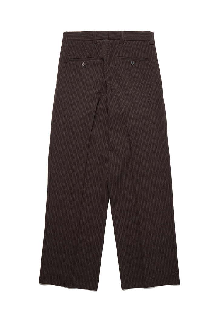 Classic Trousers - Brown Pinstripe