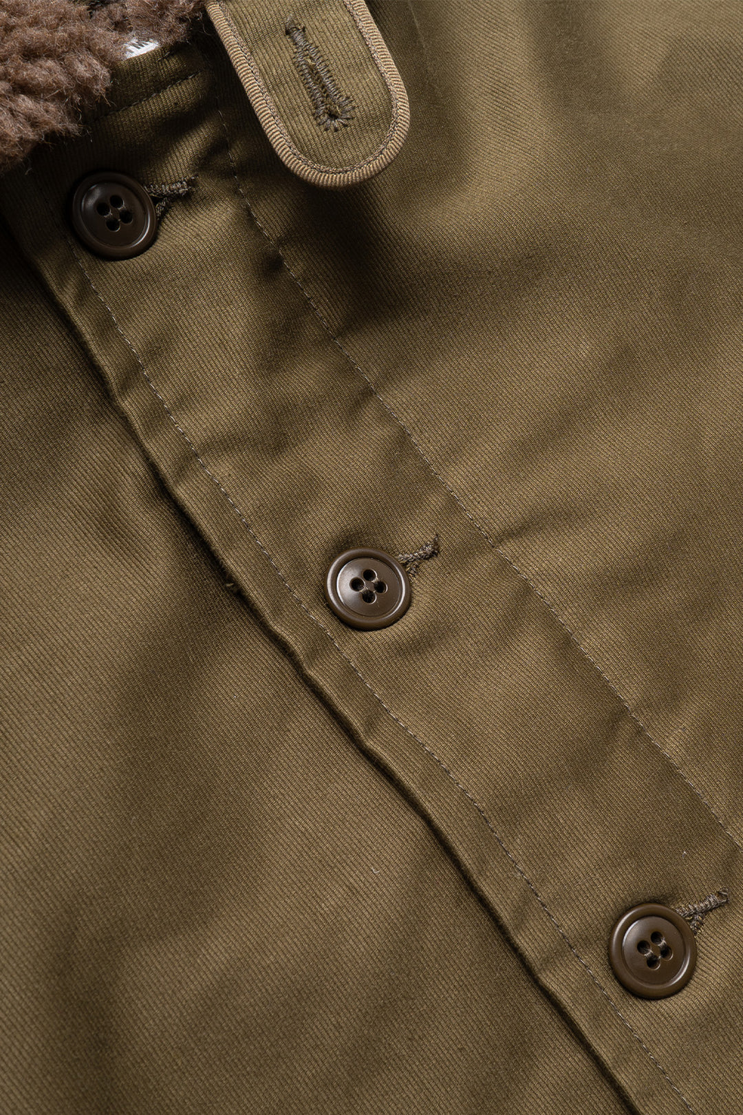 N-1 Deck Jacket in Olive (Exclusive Plain Edition)