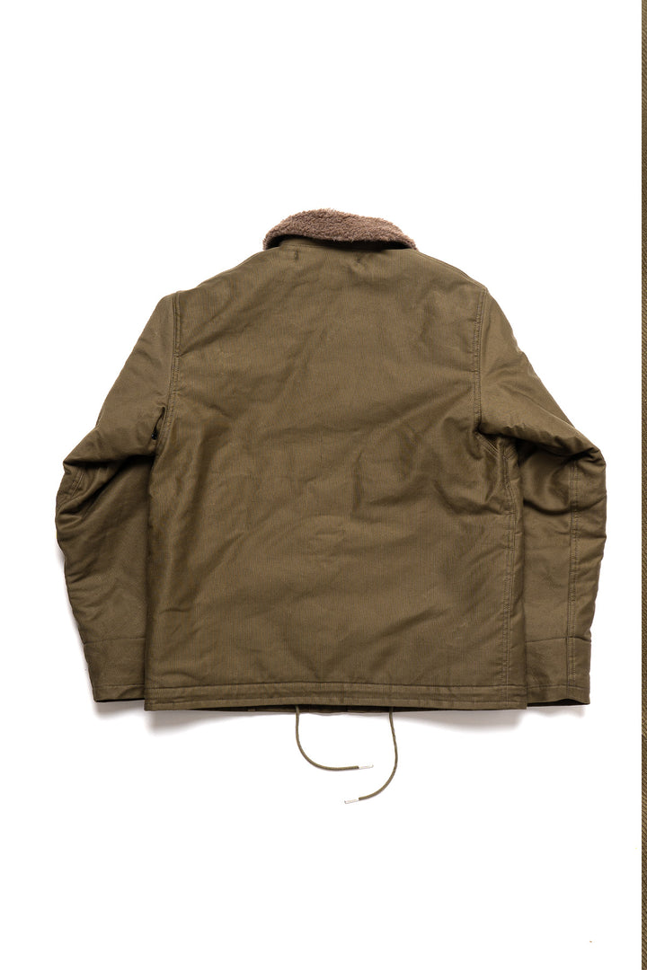 N-1 Deck Jacket in Olive (Exclusive Plain Edition)