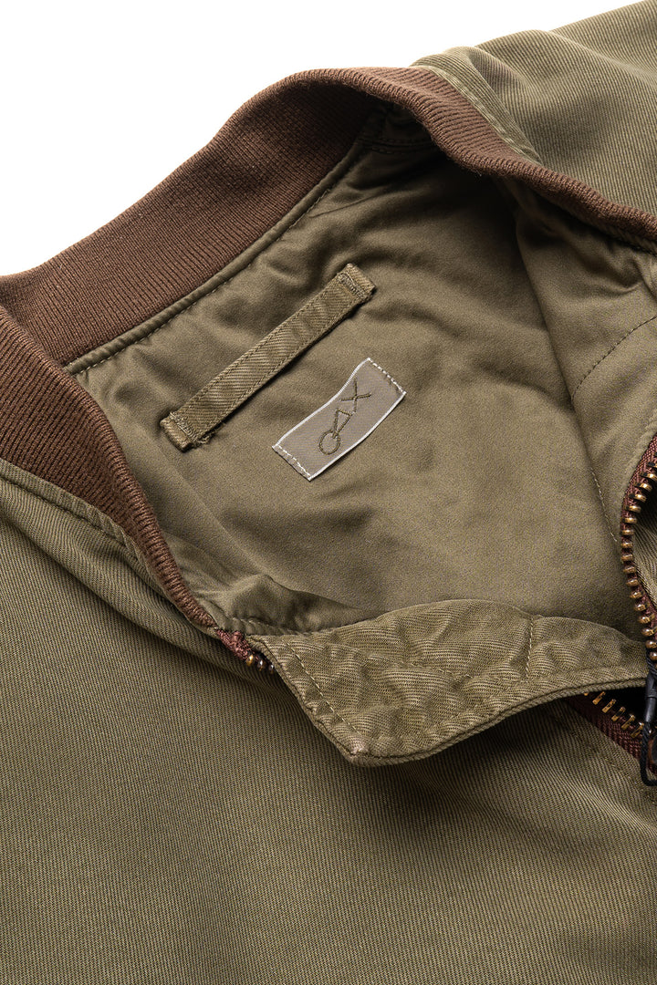 O△X Vintage Wash MA-1 Jacket - Green