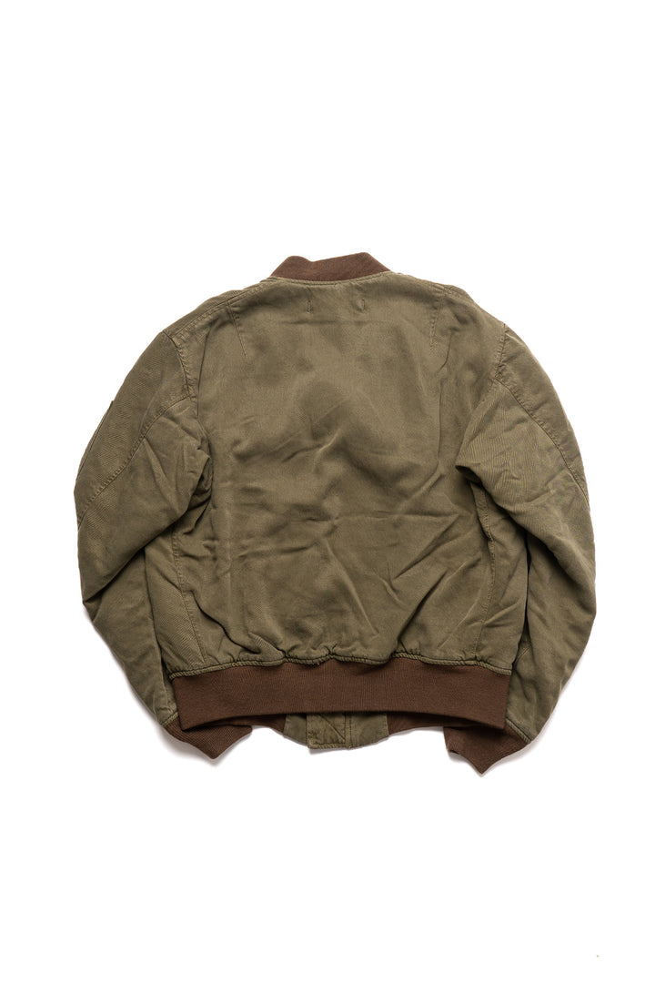 O△X Vintage Wash MA-1 Jacket - Green