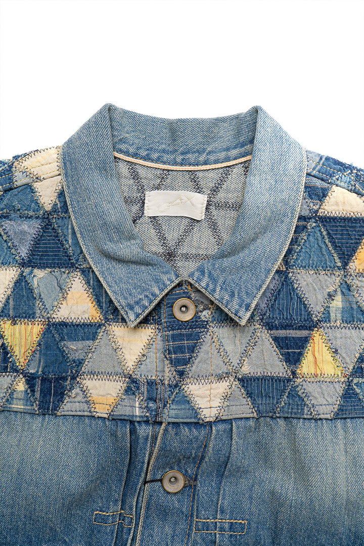 O△X Tsugihagi Selvedge Denim Jacket