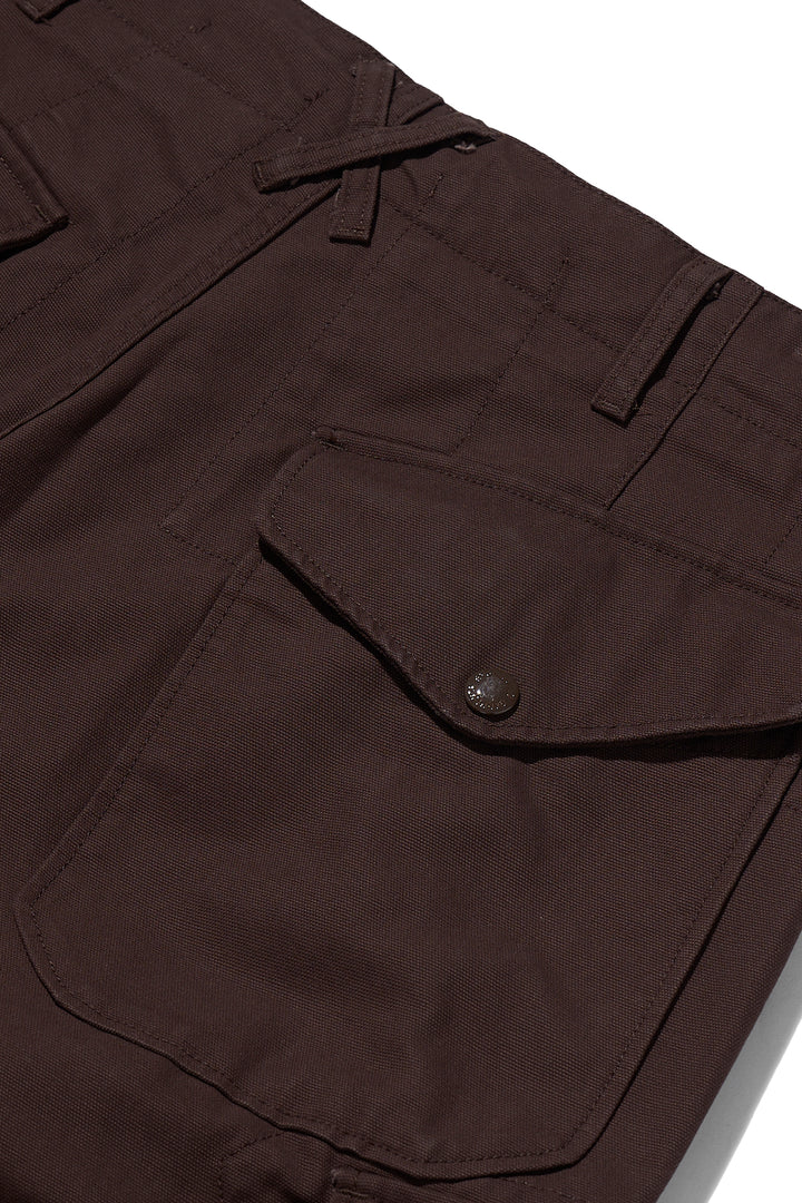 Over FA Pant for Nepenthes NY, Packer and Blue in Green - Dark Brown