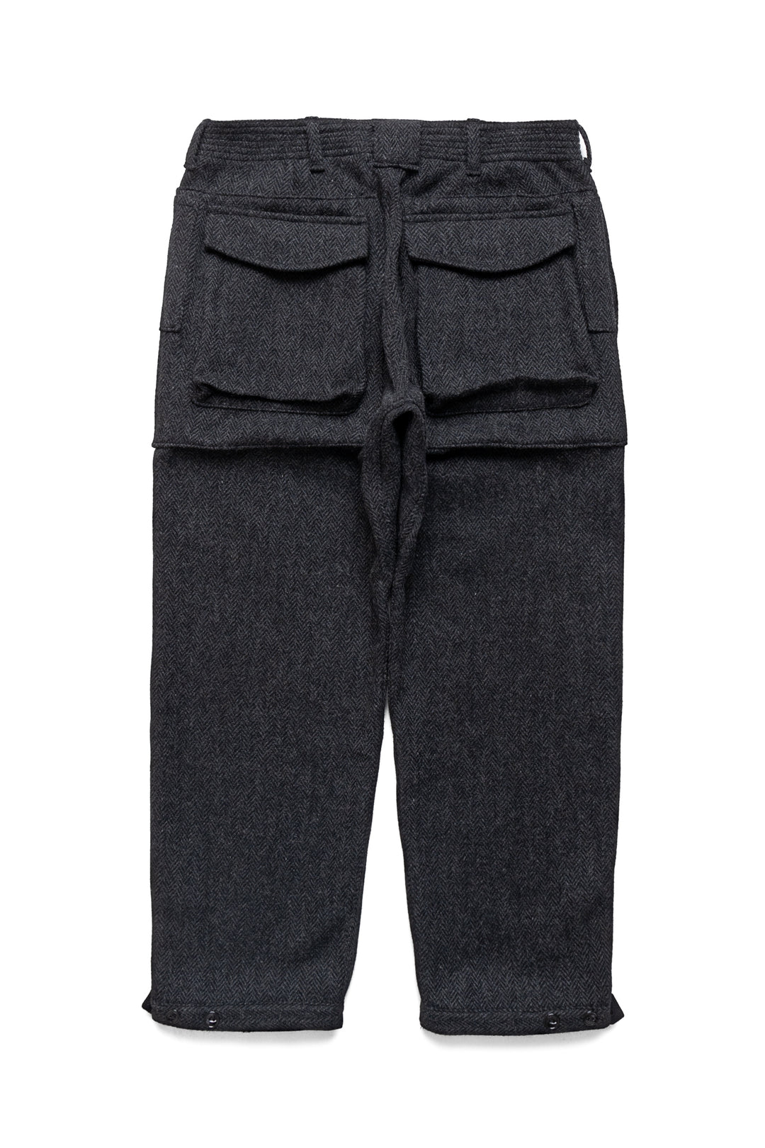 Digs Crew Pants 4/5 Herringbone Blanket - Charcoal