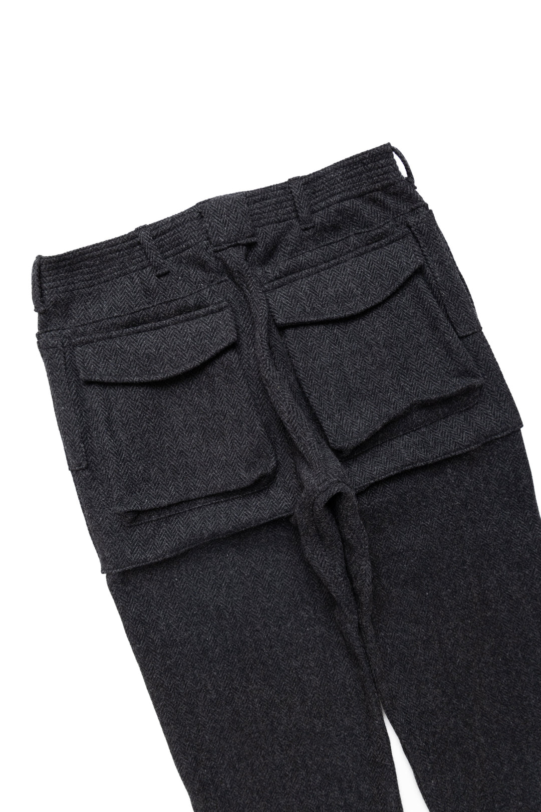 Digs Crew Pants 4/5 Herringbone Blanket - Charcoal