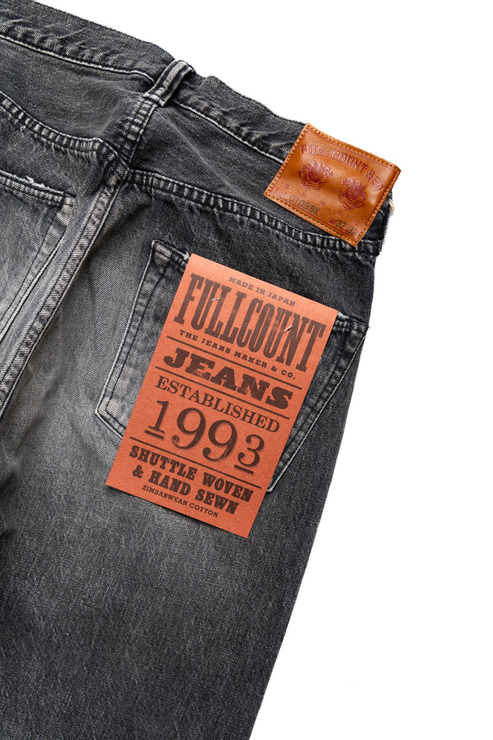 0105BKHW Black Denim Dartford Wide