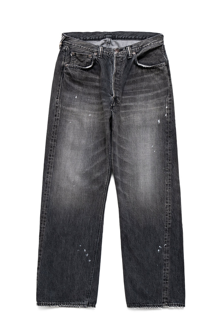 0105BKHW Black Denim Dartford Wide