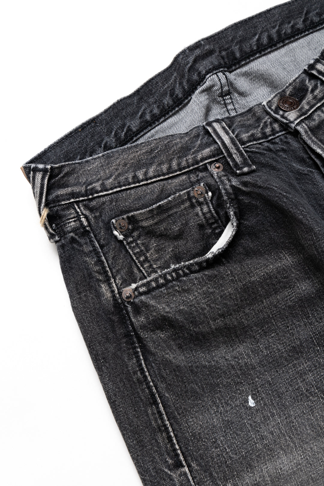 0105BKHW Black Denim Dartford Wide