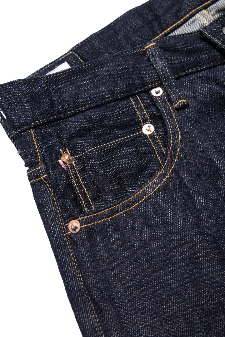 222-Kiraku Super Wide Straight 12oz Kiraku Denim