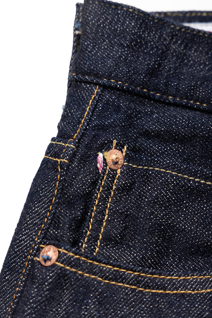 222-Kiraku Super Wide Straight 12oz Kiraku Denim