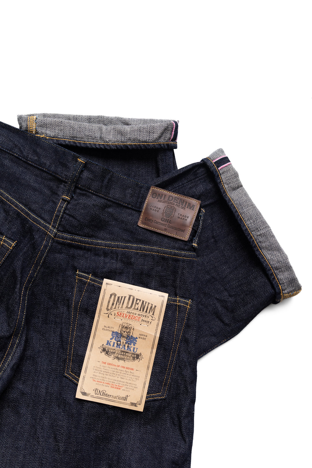 222-Kiraku Super Wide Straight 12oz Kiraku Denim