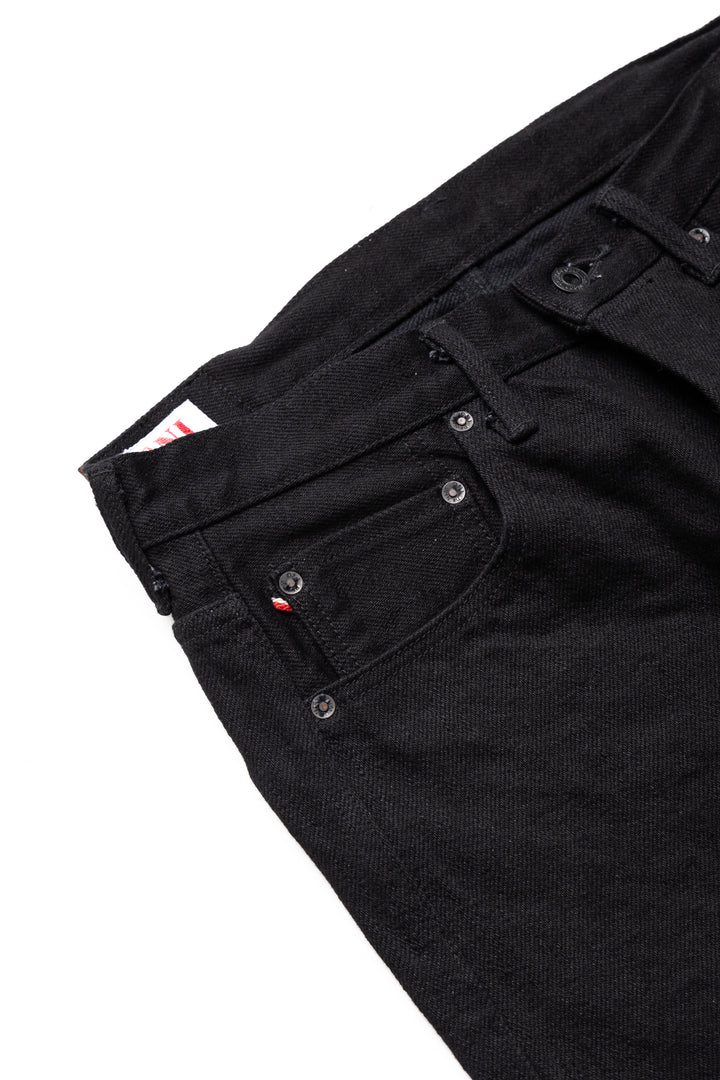 200ZR-BKBK 20oz Secret Denim Wide Straight - Black x Black