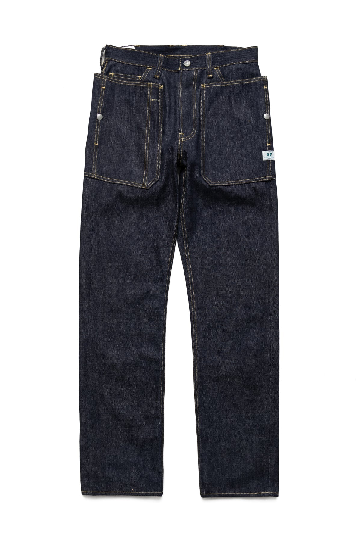 パンツ SASSAFRAS FALL LEAF R PANTS 14oz Denim Fall Leaf R Pants - Indigo – Blue in Green Denver