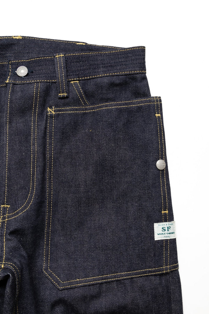 Fall Leaf R Pants - Indigo