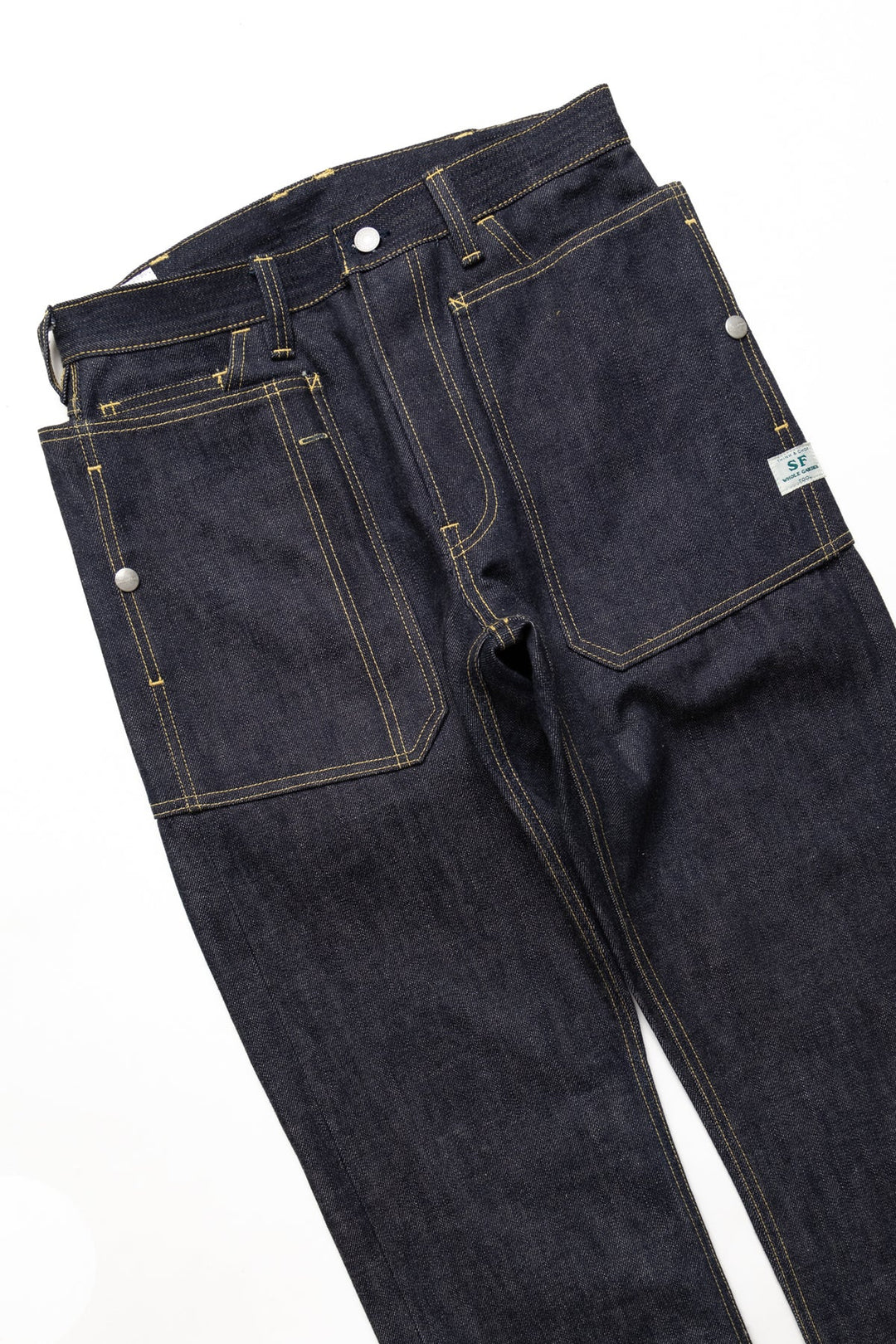 Fall Leaf R Pants - Indigo