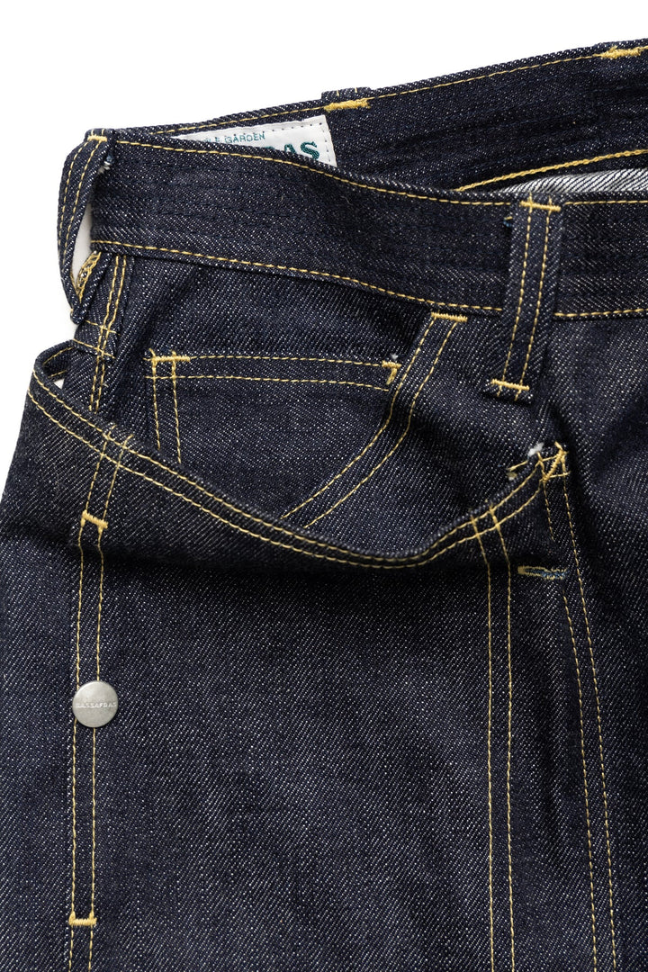 Fall Leaf R Pants - Indigo