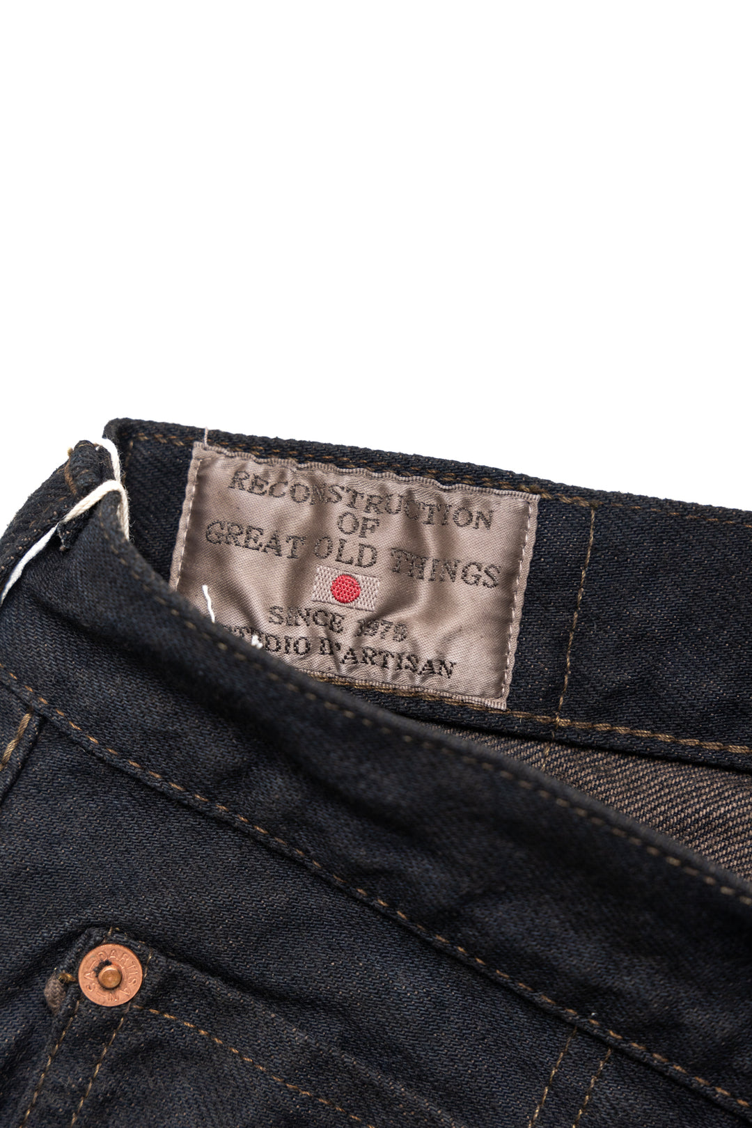 SD-800S-DORO 15oz Mud Over-Dyed Natural Indigo - Tapered Fit - Blue in Green Exclusive