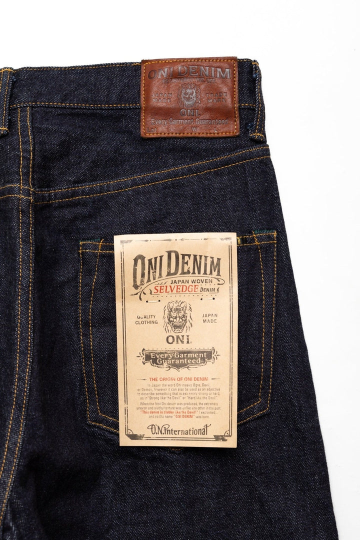 ONI-222 Super Wide Straight 15oz Low Tension Denim